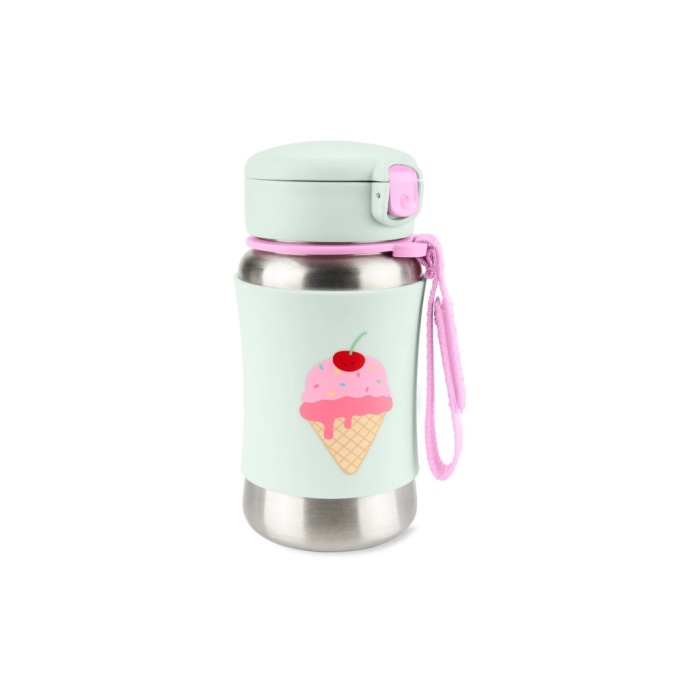 Skip Hop Zoo Pipetli Paslanmaz Çelik Suluk 350 ml Dondurma