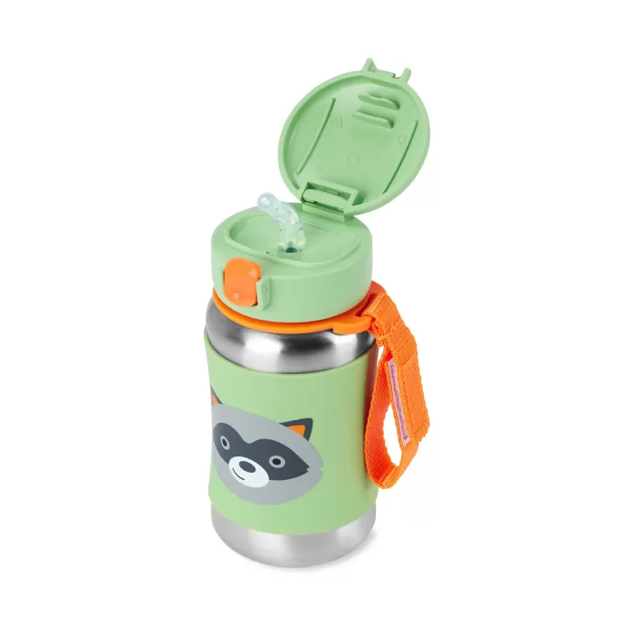 Pipetli Paslanmaz Çelik Suluk 350 ml Rakun