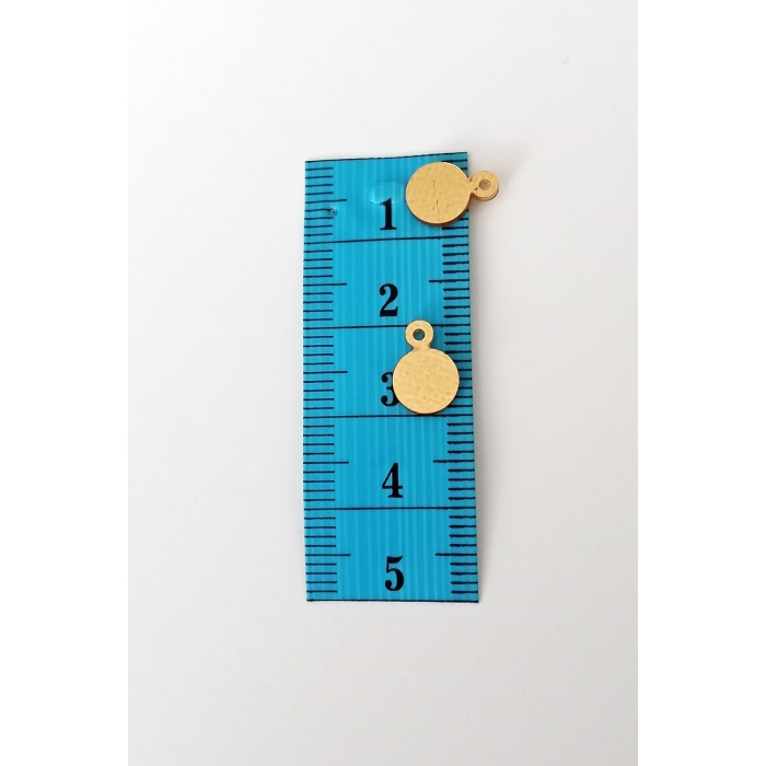 Oya Abiye Bileklik Kolye Pleksi Metalik Plastik Pul Altın Renk 24 gram 225 adet - BNC553