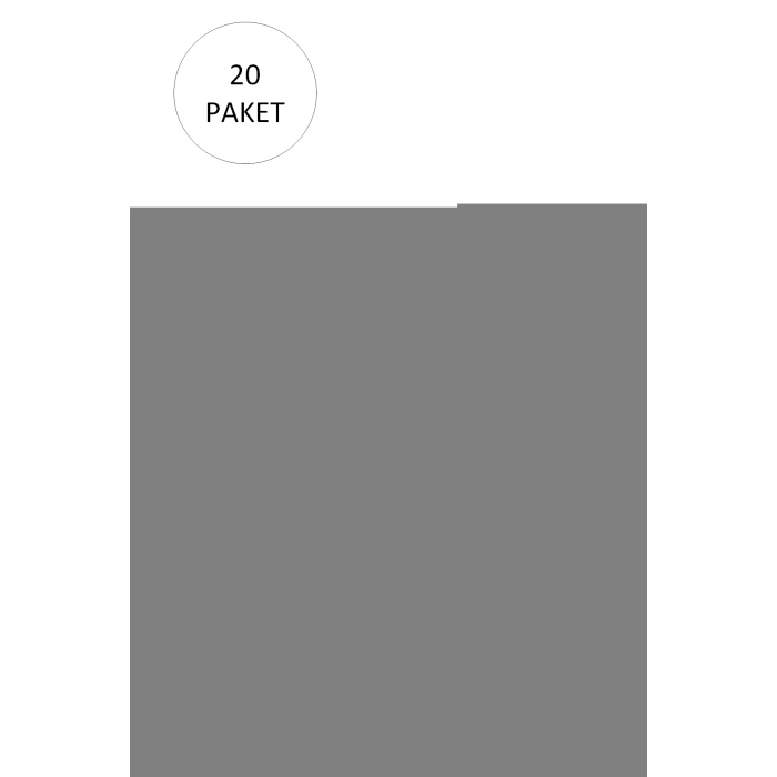 Siyah Hışır Atlet Poşet Mini Boy 22x31 cm 20 Paket Takriben 10.000 Adet