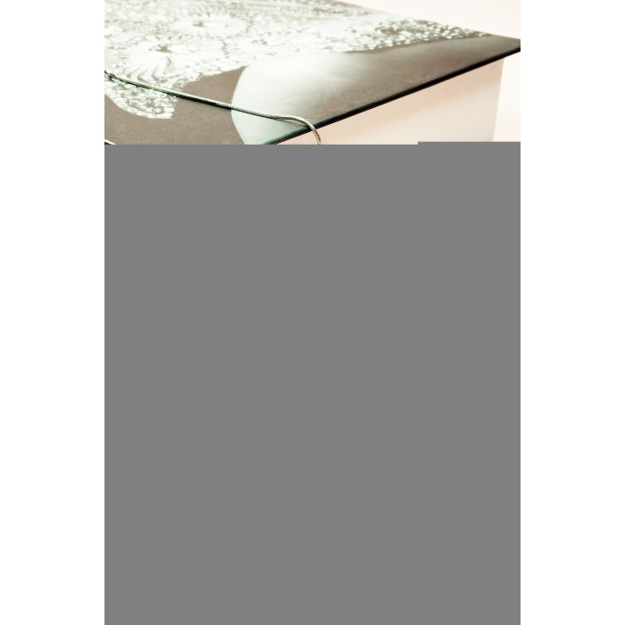 Labradorit Doğal Taşı Zincirli El Yapımı Tasarımlı Kolye Uç: 3,5 cm Zincir: 20 cm Kutulu