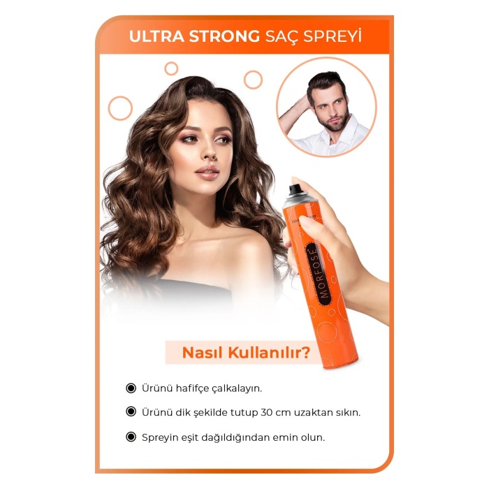 Ultra Strong Saç Spreyi 400 ML - mrfs