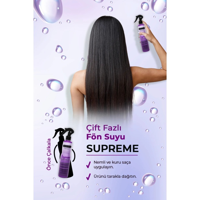 Çift Fazlı Supreme Kondisyoner Fön Suyu 400 ML - mrfs