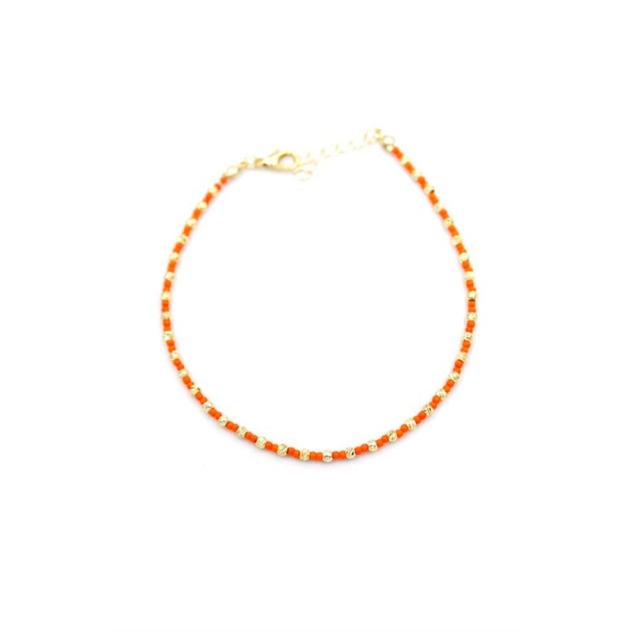 Dorika Boncuk Halhal - Turuncu