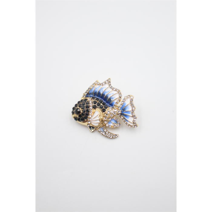Balık Broş - Mavi