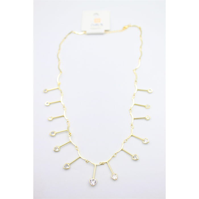 Kalp Sallantılı Kolye - Altın