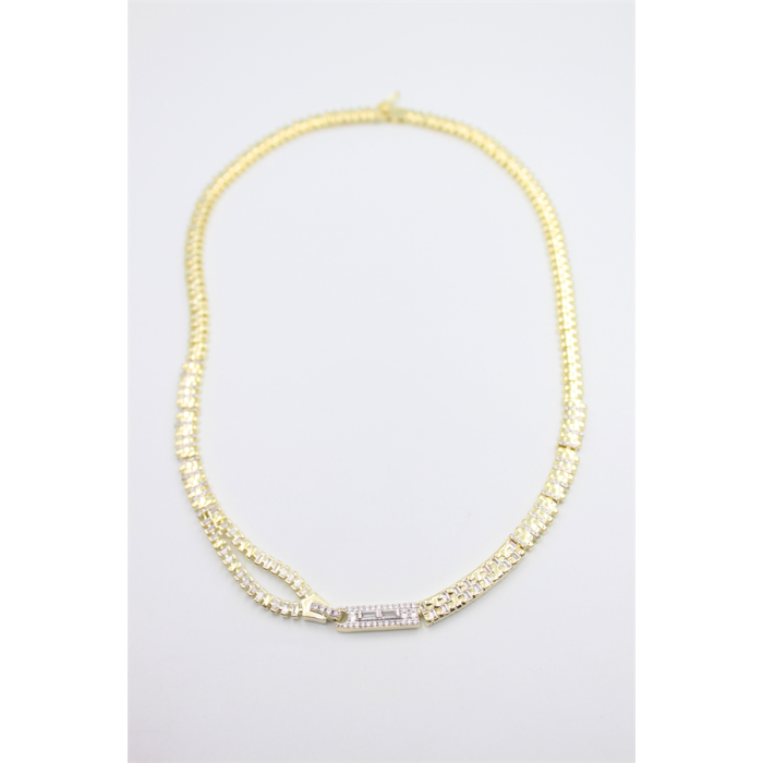 Fermuar Kolye - Altın