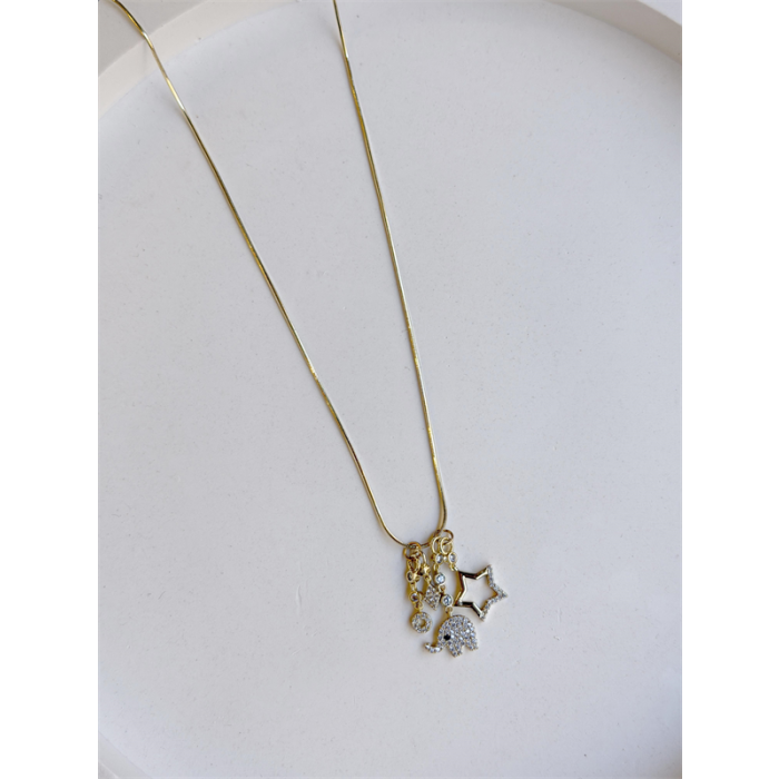 Xuping Fil Charm Kolye - Altın