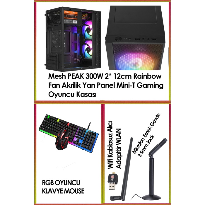 G397 i5 2400 3.40GHz 16GB RAM 256GB SSD 4GB GT730 E.KARTI 19 Monitör Oyuncu Bilgisayarı