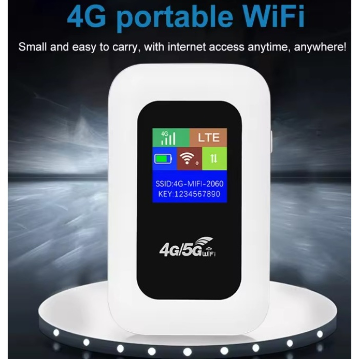 4G/5G A8-E Mobil Sim Kartlı WiFi Router 300Mbps Kablosuz 3000mAh Taşınabilir Hotspot Cep Modem