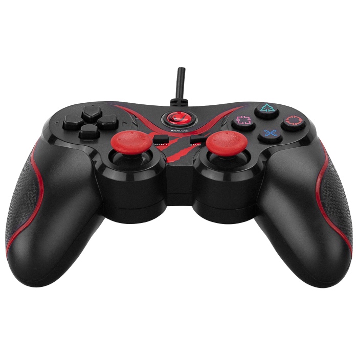 Rampage SG-R601 PS3/PC Kırmızı USB 1.8m Joypad Oyun Kolu Joystick
