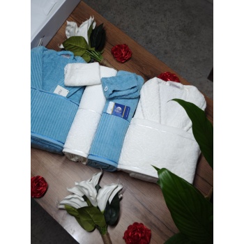 Nurpak Sevgi Aile Bornoz Seti