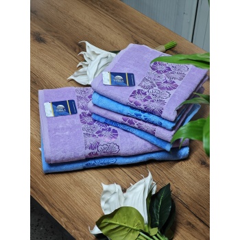 Sırma Home Hamam Seti-Mavi Mor