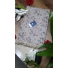 Sırma Home Çok Amaçlı Pamuklu Örtü- Kanepe-koltuk Şalı-koltuk Örtüsü 170x220-Beyaz Çizgili Sütlü Kahve