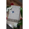 Sırma Home Çok Amaçlı Pamuklu Örtü- Kanepe-koltuk Şalı-koltuk Örtüsü 170x220- KREM KANAVİÇE