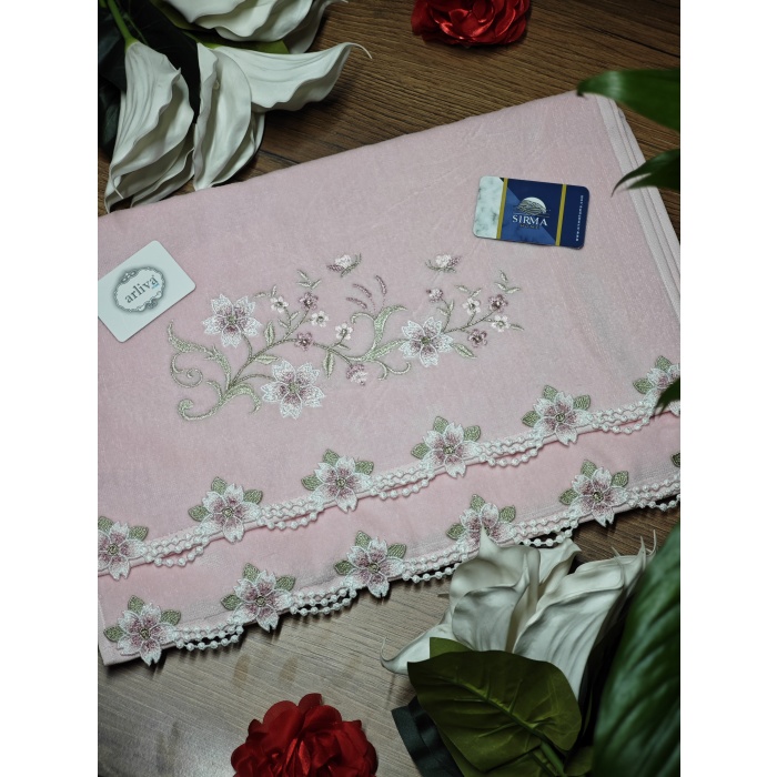 Arliva Sakura El&Yüz Havlusu-PEMBE