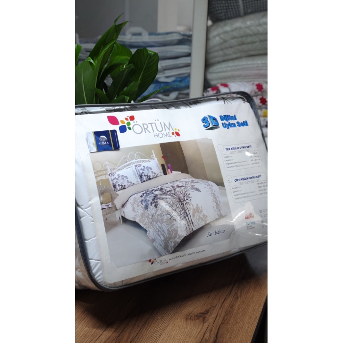 Örtüm Çift Kişilik Uyku Seti-Sonbahar