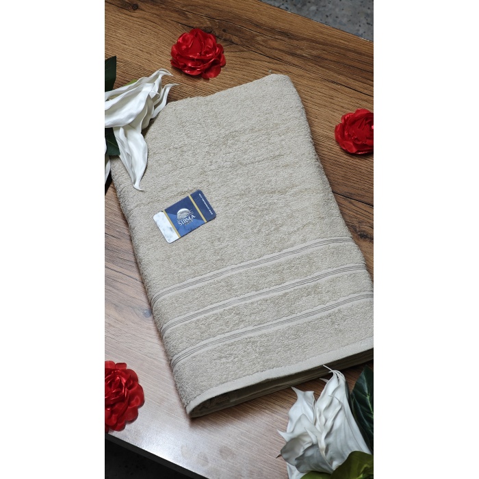 Sırma Home Bukle Renkli Banyo Havlusu-KAHVE
