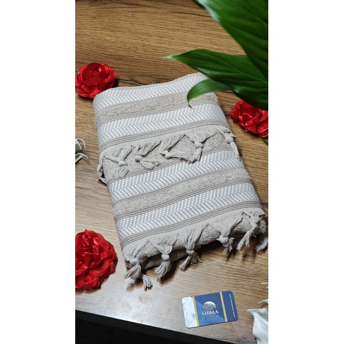 Sırma Home Saçaklı 6lı EL&Yüz Havlu Seti