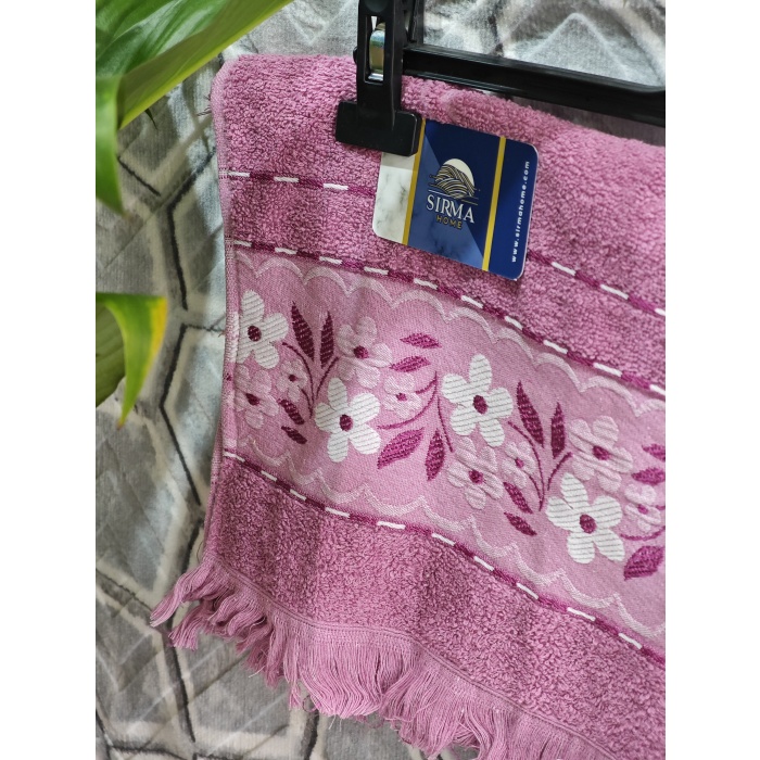 Sırma Home Renkli Saçaklı 6lı El&Yüz Havlu Seti
