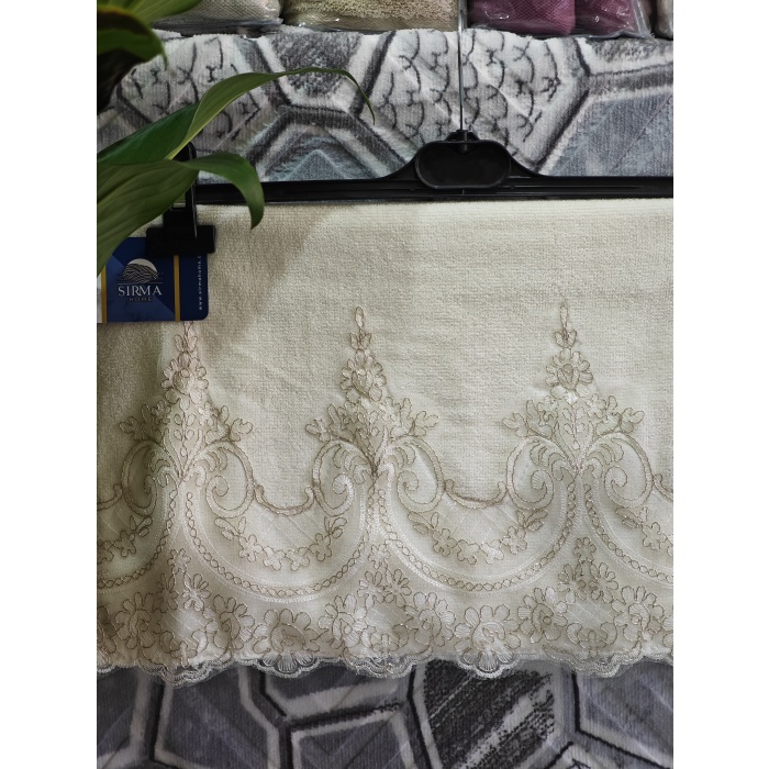Sırma Home Fransız Güpürlü 6lı El&Yüz Havlu Seti