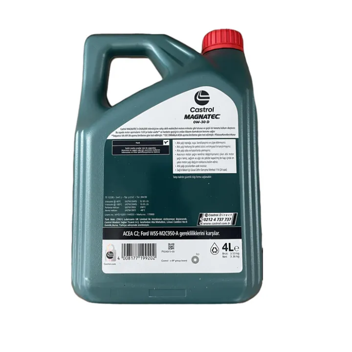 Castrol Magnatec Stop-Start 0W-30 D 4 Litre Motor Yağı