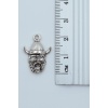 Minimal Viking Savaşçı Gümüş Kaplama Kolye Ucu