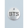 BTS Madalyon Gümüş Kaplama Kolye Ucu