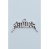 Metallica Gümüş Kaplama Kolye Ucu
