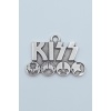 Kiss Gümüş Kaplama Kolye Ucu