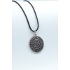 Vegvisir Viking Pusula Kolye Deri İp