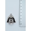 Star Wars - Darth Vader Gümüş Kaplama Deri İp Kolye