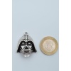 Star Wars - Darth Vader Gümüş Kaplama Deri İp Kolye