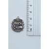 Minimal BTS Army Gümüş Kaplama Deri İp Kolye