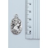 Vintage Cameo Gümüş Kaplama Deri İp Kolye