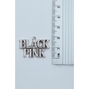 Black Pink Gümüş Kaplama Deri İp Kolye