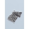 Game Of Thrones Kurt Gümüş Kaplama Kolye Ucu