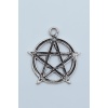 Pentagram Yıldızı Gümüş Kaplama Kolye Ucu