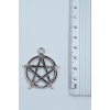 Pentagram Yıldızı Gümüş Kaplama Kolye Ucu