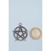 Pentagram Yıldızı Gümüş Kaplama Kolye Ucu