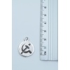 Minimal Orak Çekiç Gümüş Kaplama Düz Zincir Kolye