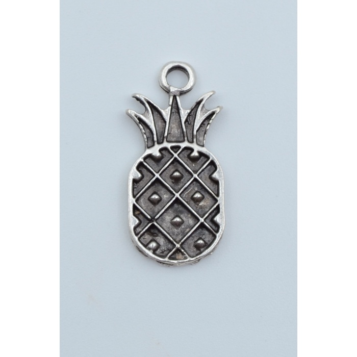 Ananas Gümüş Kaplama Kolye Ucu