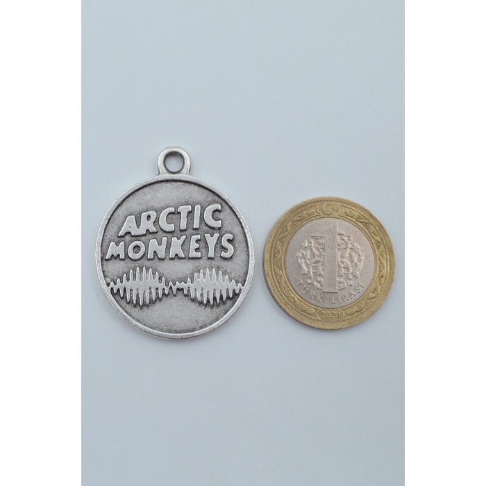 Arctic Monkeys Gümüş Kaplama Kolye Ucu