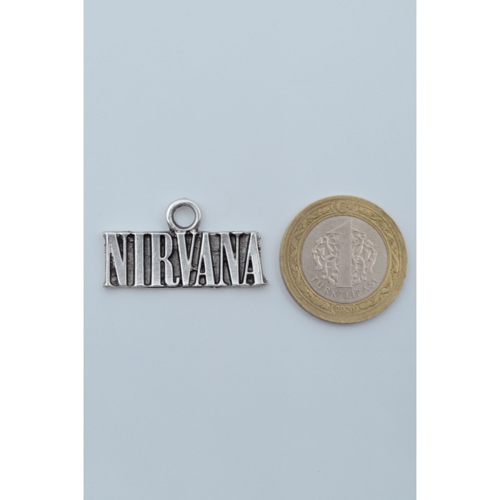 Nirvana Gümüş Kaplama Deri İp Kolye
