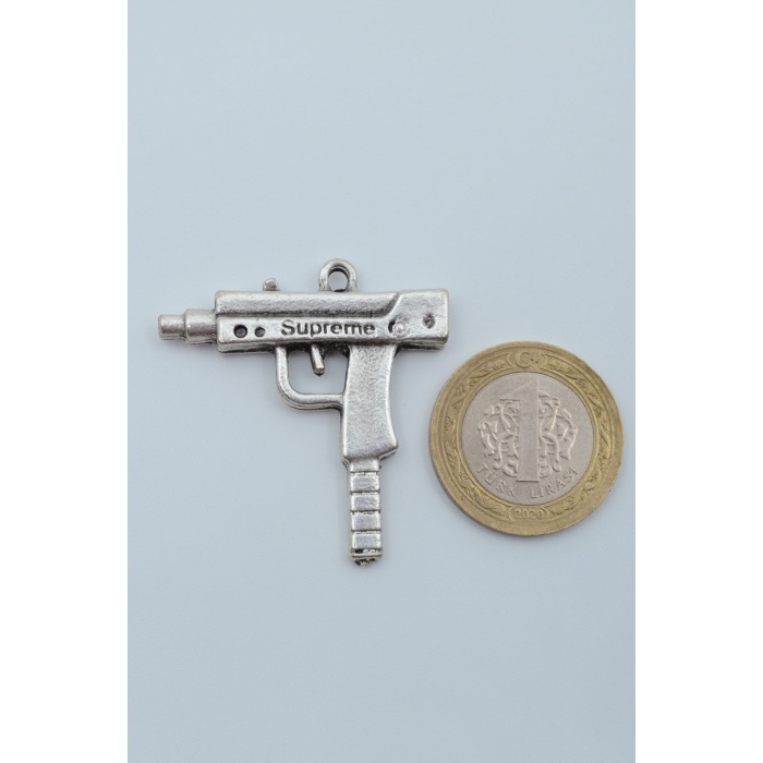 Uzi Gümüş Kaplama Örme Zincir Kolye