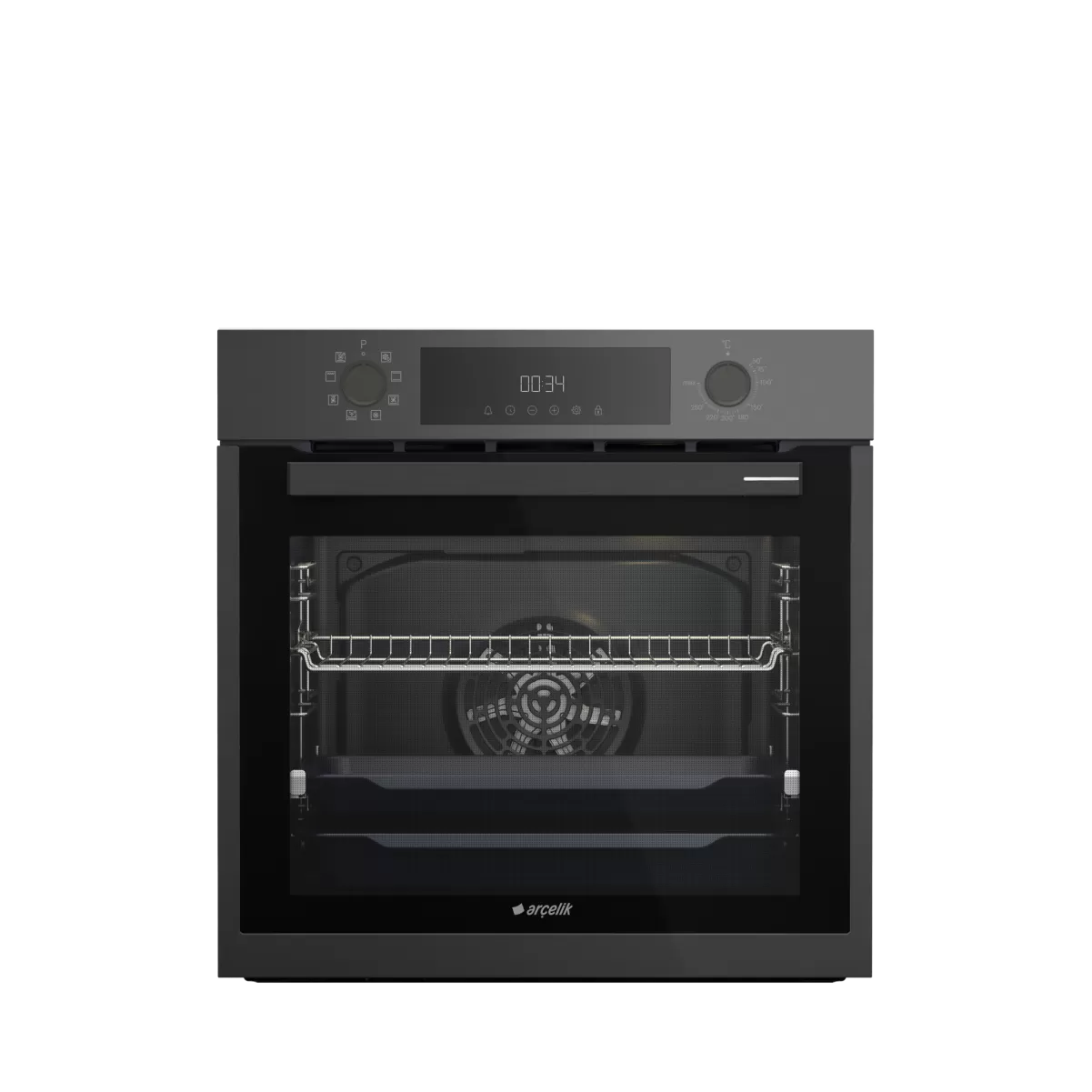 ARÇELİK AFM 340 D Fibona Serisi Ankastre Multifonksiyon Fırın Buhar Destekli Fırın