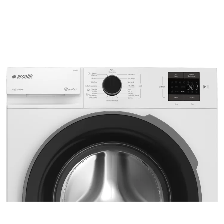 ARÇELİK 8100 MX 8 Kg Çamaşır Makinesi