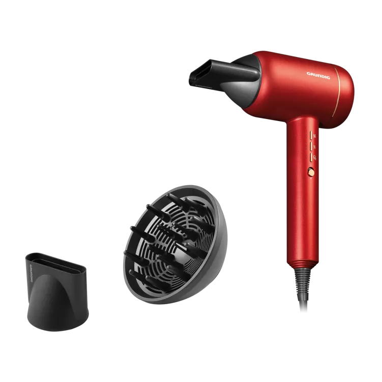 GRUNDIG HD 9980 IONICA RED Saç Kurutma Makinesi