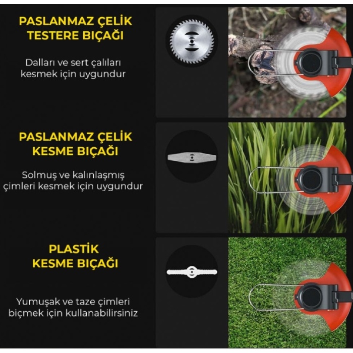 Şarjlı Çim Biçme Makinesi