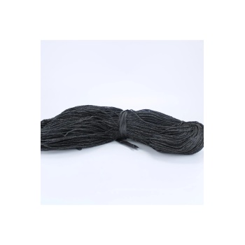 Siyah Renk Çile Kağıt İp Çanta Ipi Supla Ipi  No:12 - (550-600 gr)